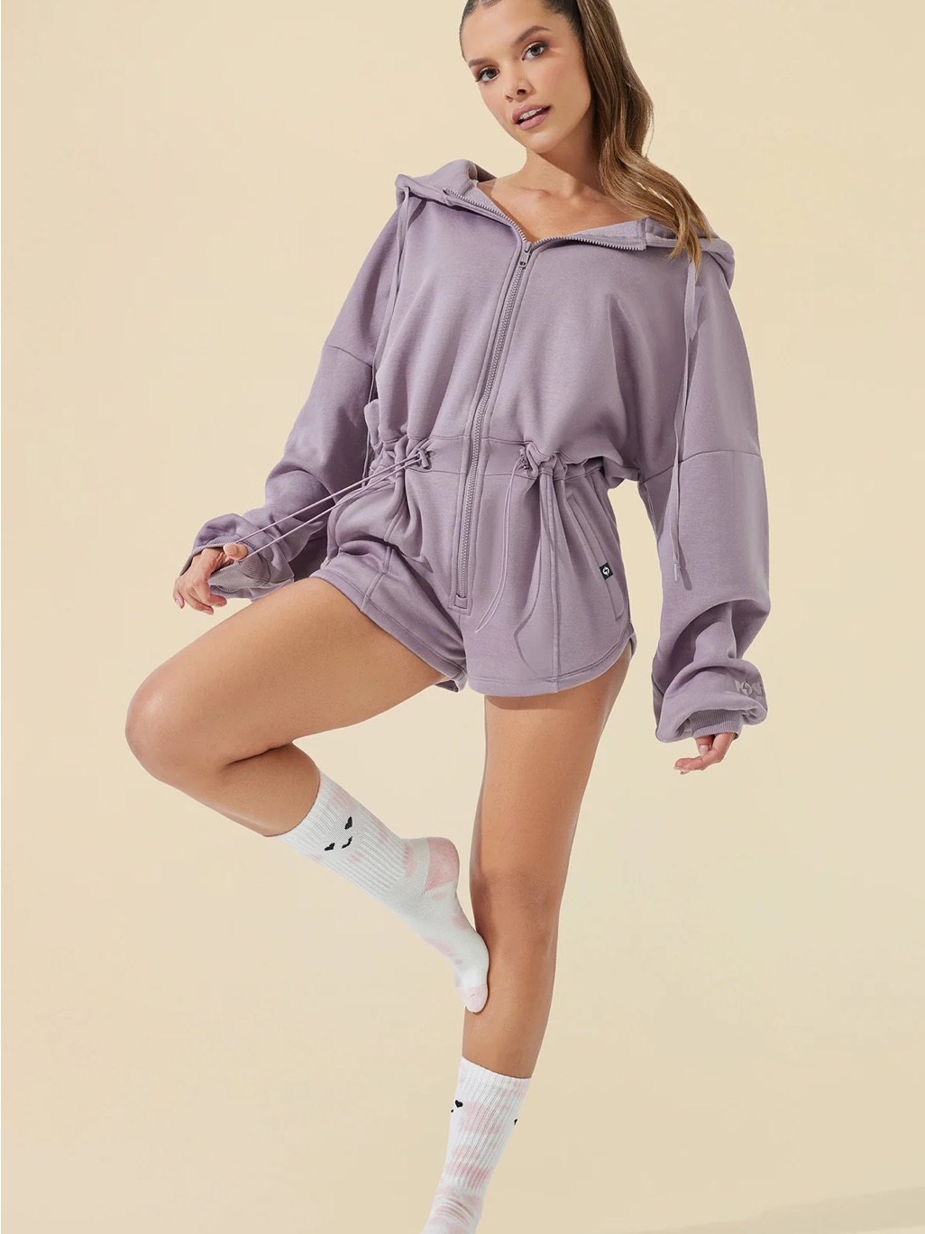 Cloud Romper - Dusty Mauve